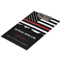 Personalized Firefighter Thin Red Line Fire Rescue