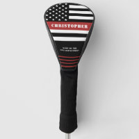 Personalized Firefighter Thin Red Line Fire Rescue