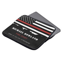 Personalized Firefighter Thin Red Line Fire Rescue