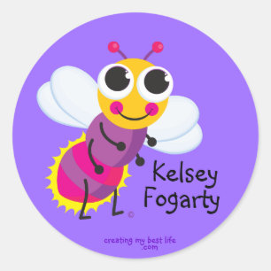 Personalized Firefly Sticker