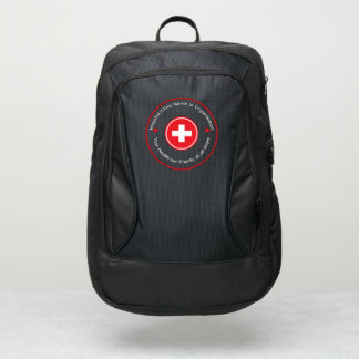 Personalized First Aid Backpack