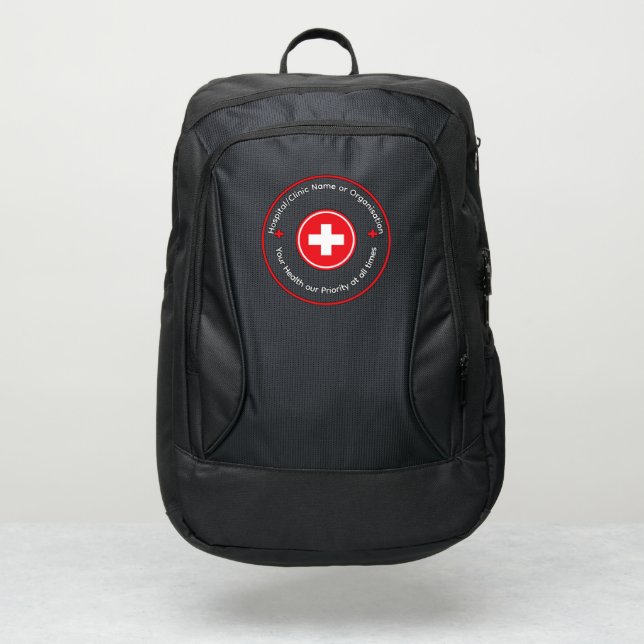 Personalized First Aid Backpack (Front)