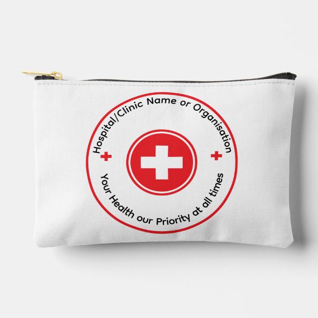 Personalized First Aid Backpack Accessory Pouch (Front)