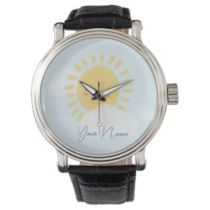 Personalized First Birthday Baby Shower Sunshine Watch