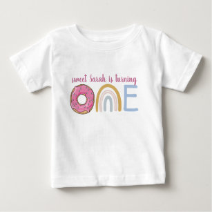 Personalized First Birthday Baby T-Shirt
