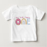 Personalized First Birthday Baby T-Shirt