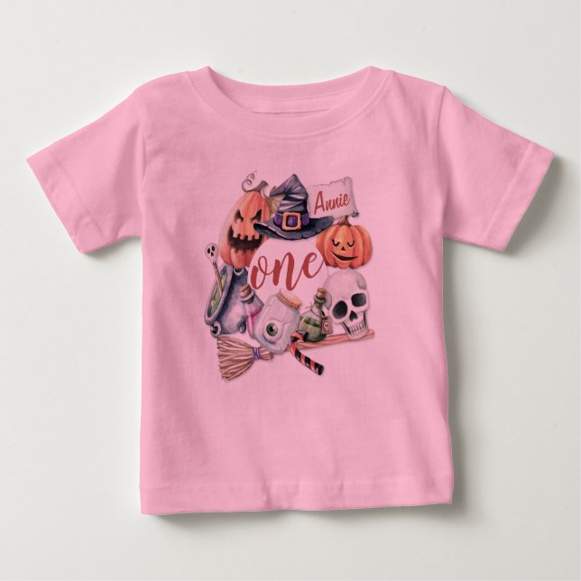Personalized First Birthday Halloween | Bodysuit (Front)