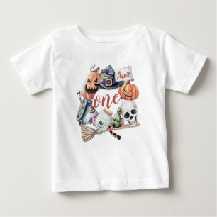 Personalized First Birthday Halloween   Romper