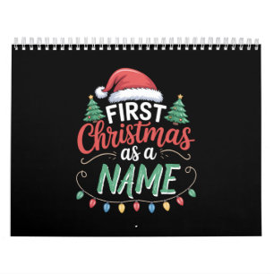Personalized First Christmas As A Family Matching  Calendar