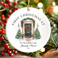 Personalized First Christmas At Our New Home
