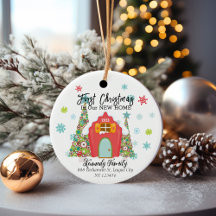 Personalized First Christmas in a New Home