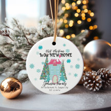 Personalized First Christmas in a New Home 