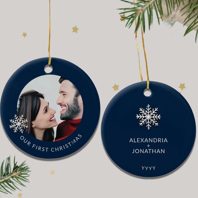 Personalized First Christmas Ornament (Creator Uploaded)