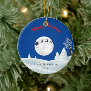 Personalized first christmas together ornament