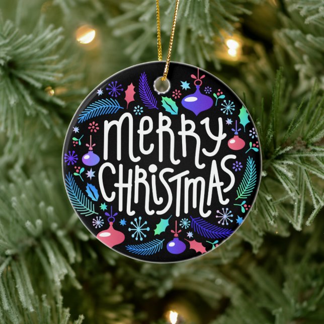 Personalized first christmas together ornament (Tree)