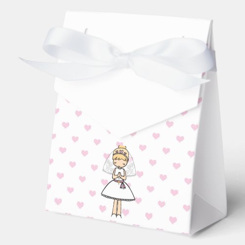 Personalized First Communion Day Girl Favor Boxes