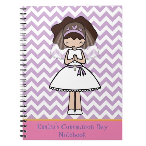 Personalized First Communion Day Notebook