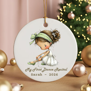 Personalized First Dance Recital Ornament Ballet