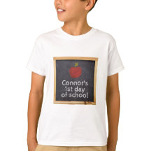 Personalized First Day of School Chalkboard