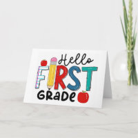 Personalized First Day of School Grade