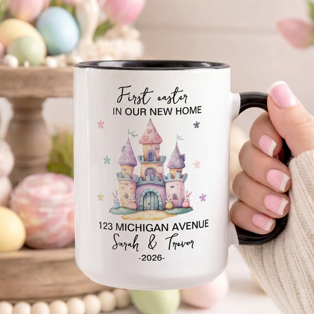 Personalized First Easter in Our New Home Couple Mug (Creator Uploaded)