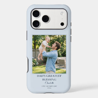 Personalized First Father's Day Photo for Husband iPhone 17 Pro Max Case
