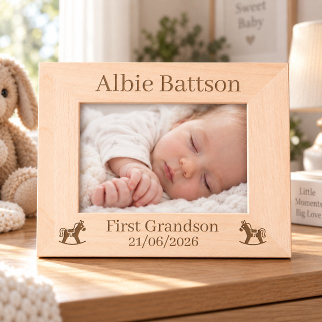 Personalized First Grandson Picture Frame (Creator Uploaded)