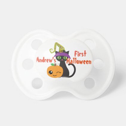 Personalized First Halloween Pacifier