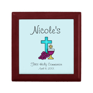 Personalized First Holy Communion Jewelry Box