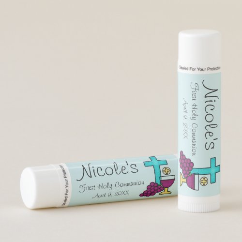 Personalized First Holy Communion Lip Balm
