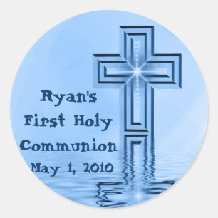 Personalized First Holy Communion Stickers