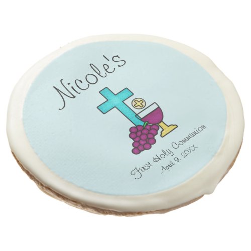 Personalized First Holy Communion Sugar Cookie