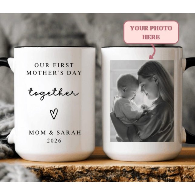 Personalized First Mother’s Day Together Photo Mug (Creator Uploaded)