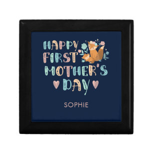 Personalized First Mothers Day 1st Time Mom Chic Gift Box