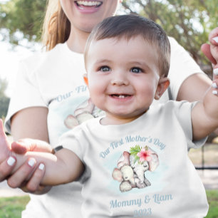 Personalized First Mother's Day Infant Shirt