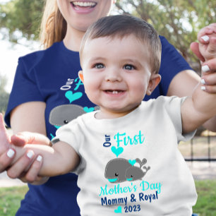 Personalized First Mother's Day Matching Shirt