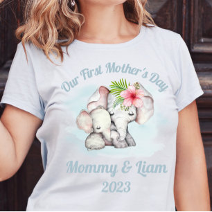 Personalized First Mother's Day Matching Shirts