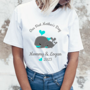 Personalized First Mother's Day T-shirt