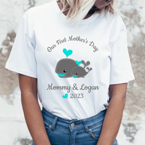 Personalized First Mothers Day T_shirt