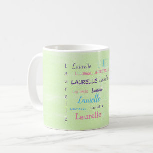 Personalized First Name Font Typeface Custom Coffee Mug