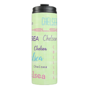 Personalized First Name Font Typeface Custom    Thermal Tumbler