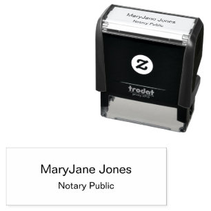 Personalized First Name Last Name Title Notary Self-inking Stamp