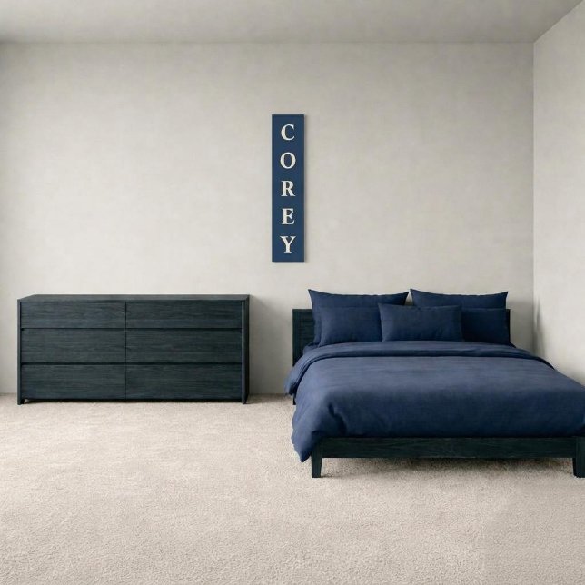 Personalized First Name Vertical Canvas Print (Creator Uploaded)