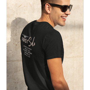 Personalized First Solo   PILOT   Airplane  Simple T-Shirt