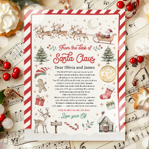 Personalized First Time Elf Arrival Letter