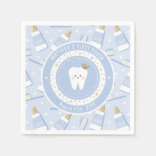 Personalized First Tooth Paper Napkin