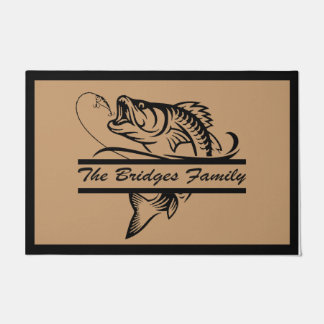 Personalized Fish Doormat, Housewarming Gift Doormat
