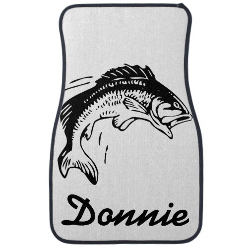 Personalized Fish Graphic Floor Mats