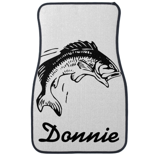 Personalized Fish Graphic Floor Mats (Front)
