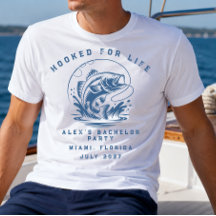 Personalized Fish Themed Fishing Bachelor Party